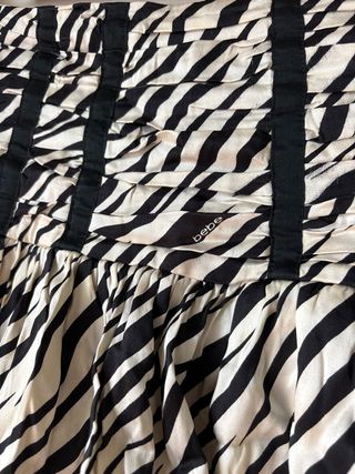 Saia BEBE Zebra Ruffle Tiered