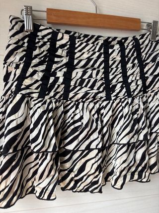 Saia BEBE Zebra Ruffle Tiered