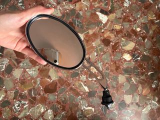 Retrovisores Moto Ovalados Cromados