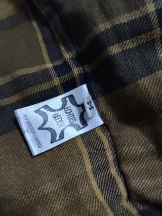 Giacca in pelle marrone taglia M