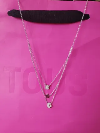 Collar Tous Nocturne Plata y Circonitas