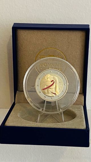 Moneda 2€ Proof Lazo Rosa Monnaie de Paris