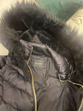 Abrigo Guess Negro Mujer