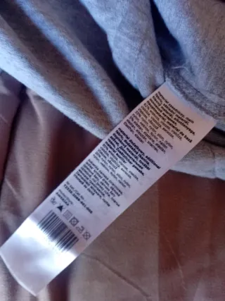 Vestido punto gris talla S