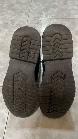 Botines Refresh Negros Cordones Talla 37