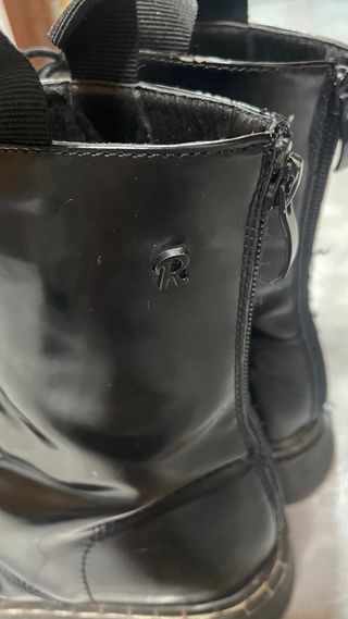 Botines Refresh Negros Cordones Talla 37