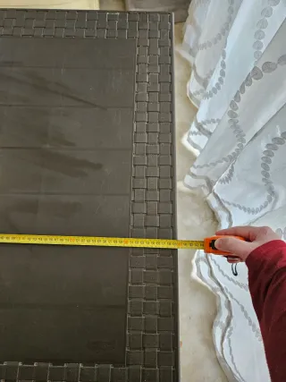 MESA DE TERRAZA MARRON CHOCOLATE.