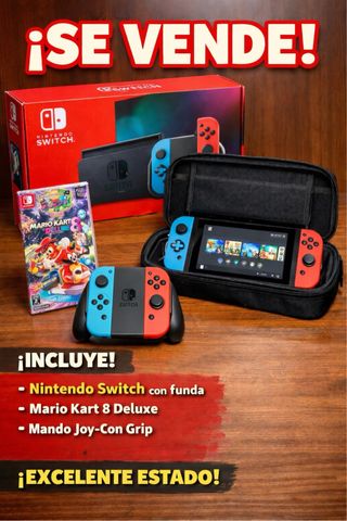 Nintendo Switch con Mario Kart 8 Deluxe
