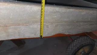 Pica de mármol macizo antigua 74x46cm