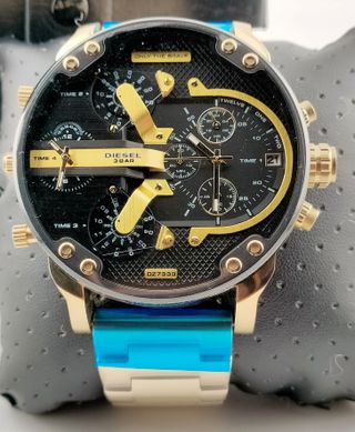 Reloj Diesel Mr Daddy 2.0, dorado y negro