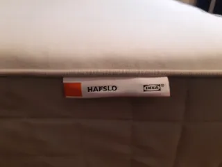 Cama individual metálica y somier