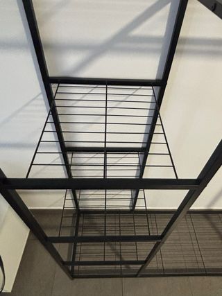 Burro organizador negro metal