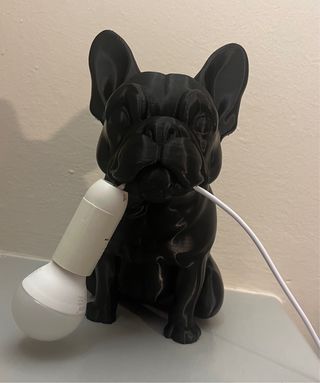 Lampada Bulldog Francese Stampa 3D