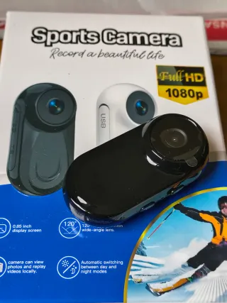 Mini Action Cam Ultra-Leggera 1080P – Solo 27g New