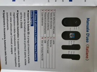 Mini Action Cam Ultra-Leggera 1080P – Solo 27g New