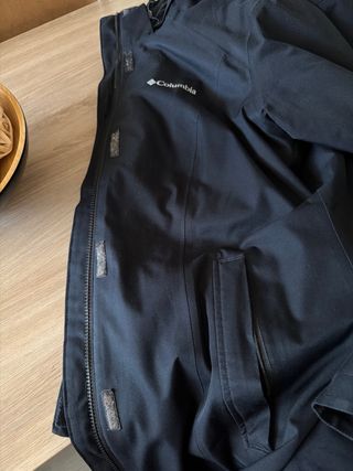 Abrigo Columbia Negro Mujer Talla L