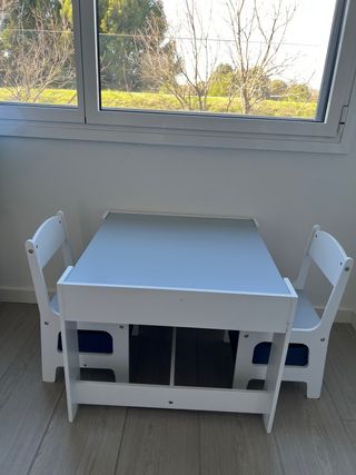 Mesa y Sillas Escritorio Infantil