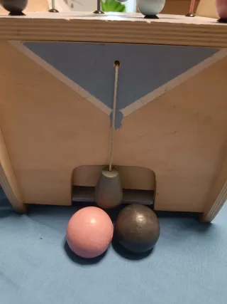 Juguete de madera laberinto de cuentas