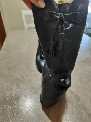 Stivali donna neri in pelle