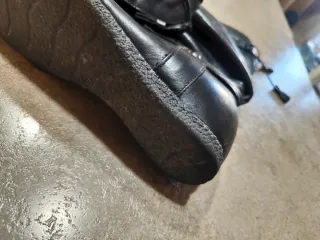 Stivali donna neri in pelle