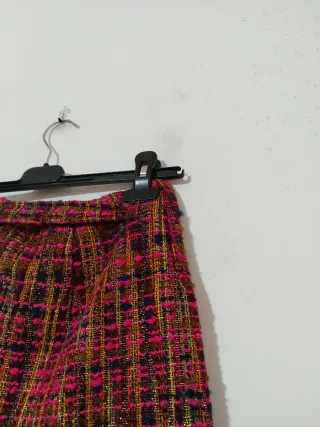 Gonna tweed wrap multicolor taglia XS