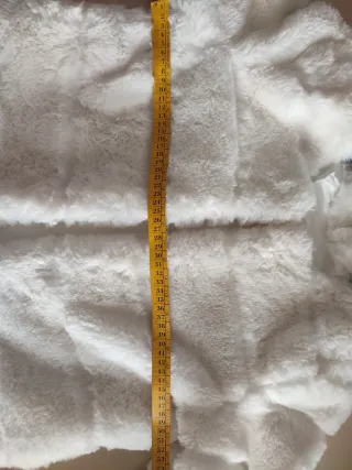 Pelliccia sintetica bianca