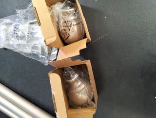 Barra Cortina Doble Amazon Basics Níquel 183-366cm