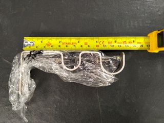 Barra Cortina Doble Amazon Basics Níquel 183-366cm