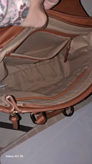 Bolso de señora marrón