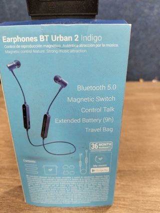 Auriculares Bluetooth Energy Sistem Urban 2 Indigo