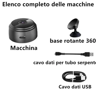 Kit 3 Telecamere di Sicurezza Wireless 1080P Nuove