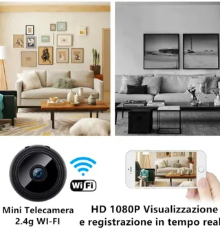 Kit 3 Telecamere di Sicurezza Wireless 1080P Nuove