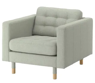 Conjunto Sofá, 2 Sillones y Reposapiés IKEA