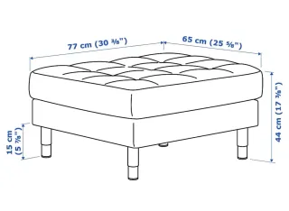 Conjunto Sofá, 2 Sillones y Reposapiés IKEA