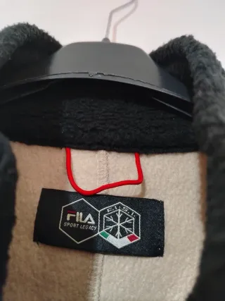 Giacca pile beige multicolor