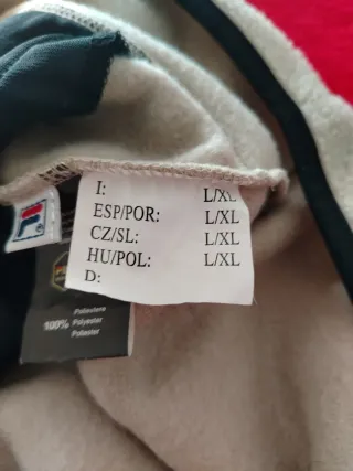 Giacca pile beige multicolor