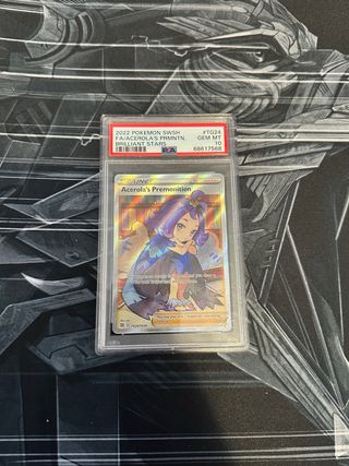 Carta Pokémon Acerola's Premonition PSA 10