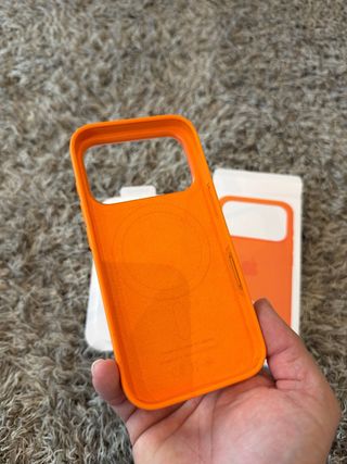 Funda Silicona iPhone 17 Pro Apple Naranja