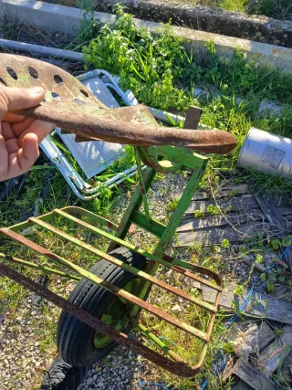 Asiento tractor motocultor