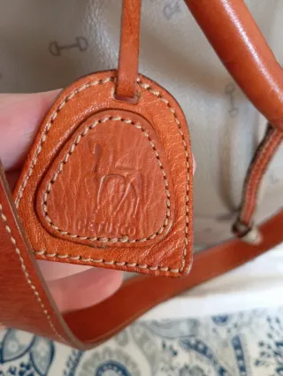 Bolso cubo Petusco marrón y gris