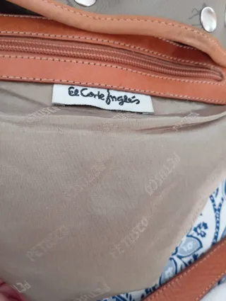 Bolso cubo Petusco marrón y gris