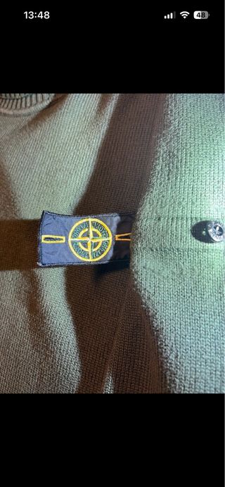 Jersey Stone Island Verde Oliva