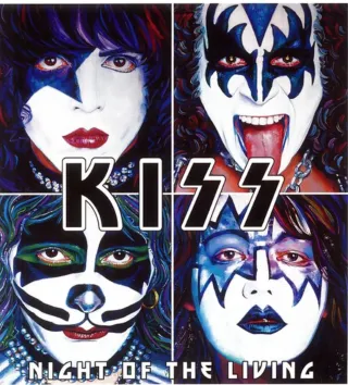 KISS LP Night of the Living Blue Smoked Translucid