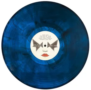 KISS LP Night of the Living Blue Smoked Translucid