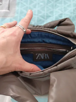 Bolso Zara Gris