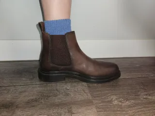 Botas de piel marrones para hombre