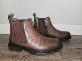 Botas de piel marrones para hombre