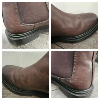 Botas de piel marrones para hombre