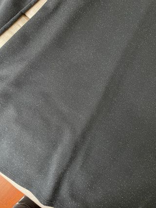 Vestito donna nero con glitter