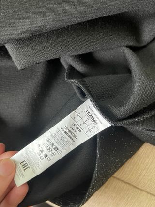 Vestito donna nero con glitter